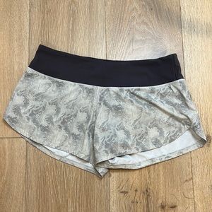 Vuori - Purple and Silver Athletic Shorts